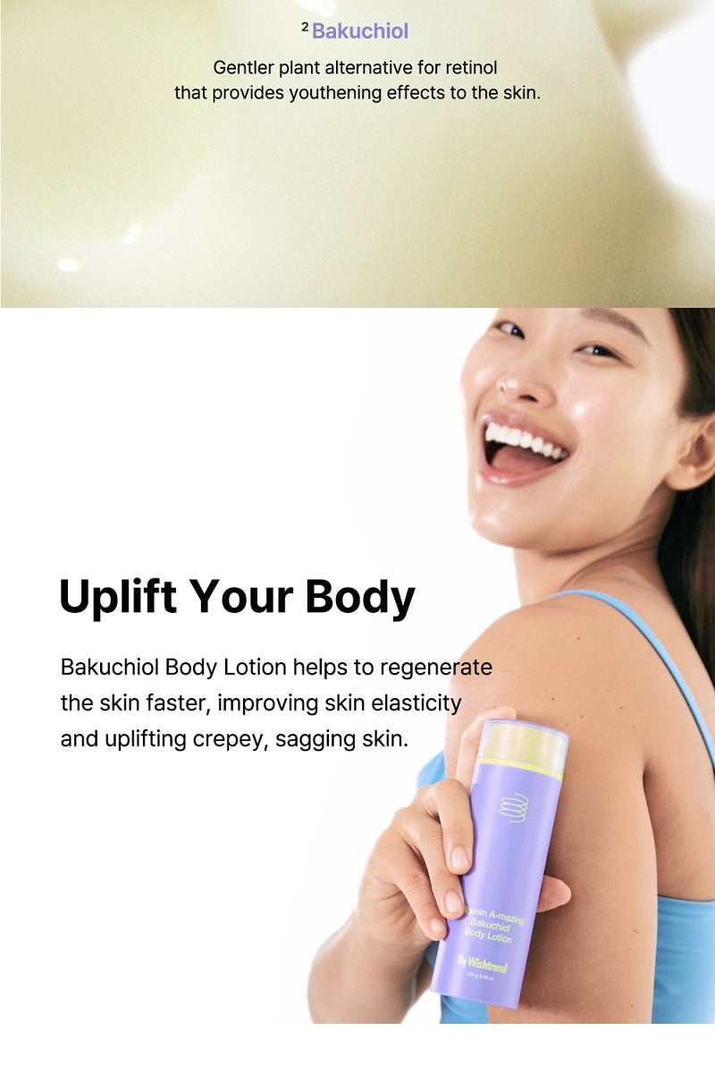 By Wishtrend Vitamin A-mazing Bakuchiol Body Lotion 150g