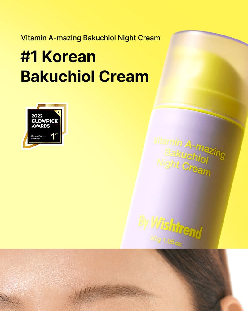 By Wishtrend Vitamin A-mazing Bakuchiol Night Cream 30g
