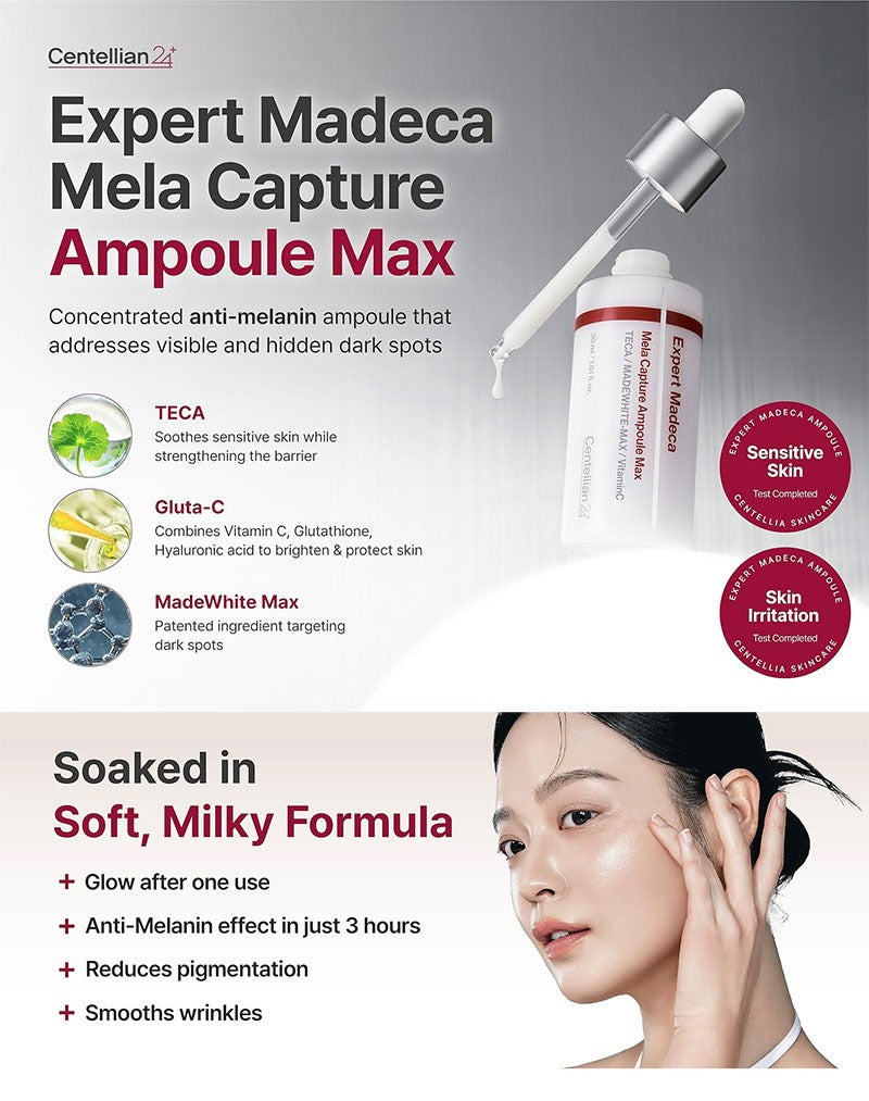 Centellian24 Expert Madeca Mela Capture Ampoule Max 30ml