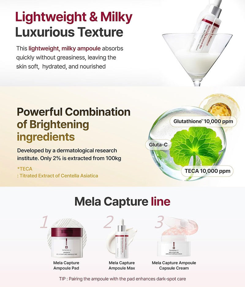 Centellian24 Expert Madeca Mela Capture Ampoule Max 30ml