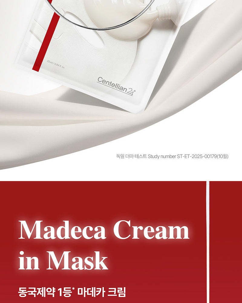 Centellian24 Madeca Derma Mask Intensive Lifting Formula 25ml × 10 Sheets