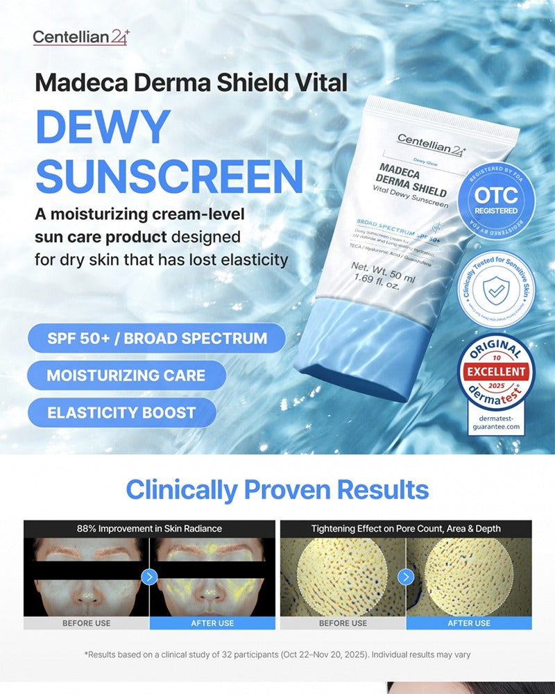 Centellian24 Madeca Derma Shield Vital Dewy Sunscreen 50ml