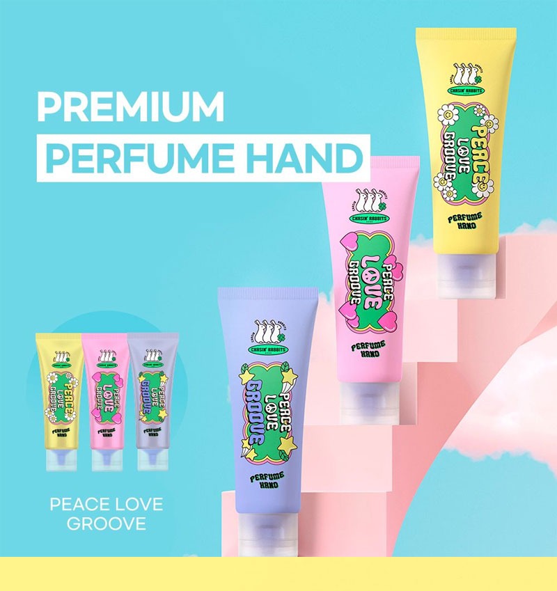 Chasin' Rabbits Peace Love Groove Perfume Hand Cream 50ml