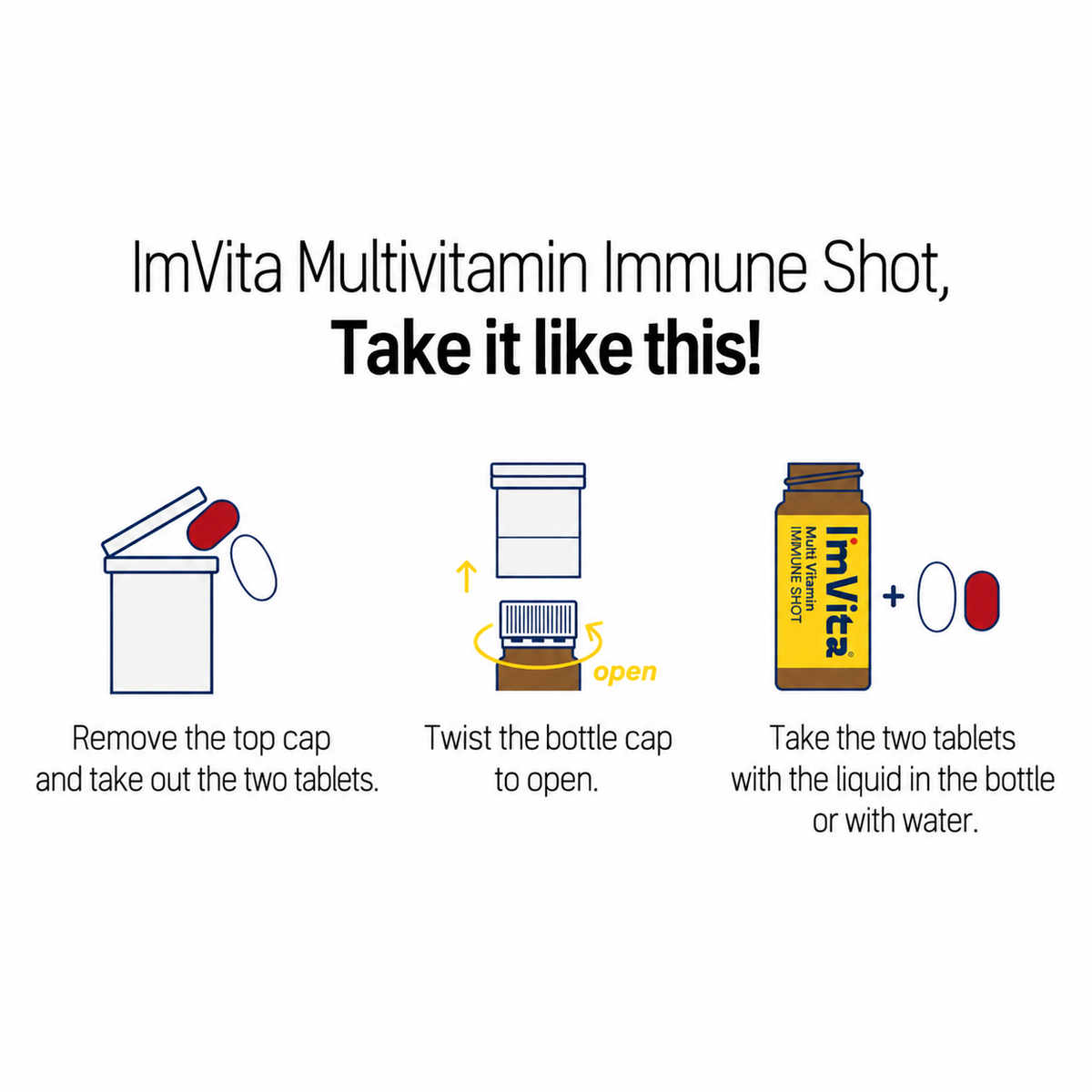 I'm Vita Multi-Vitamin Immune Shot (30 bottles)