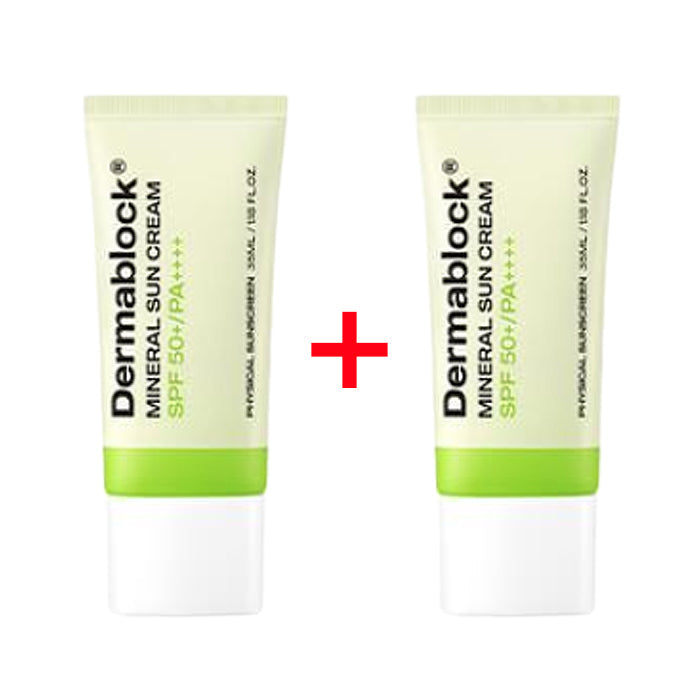DERMABLOCK Mineral Sun Cream 35ml x 2ea (SPF50+ PA++++)