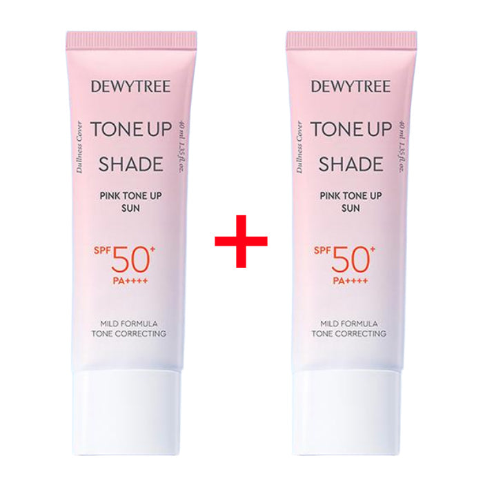 DEWYTREE Tone Up Shade Pink Tone Up Sun 40ml x 2ea (SPF50+ PA++++)