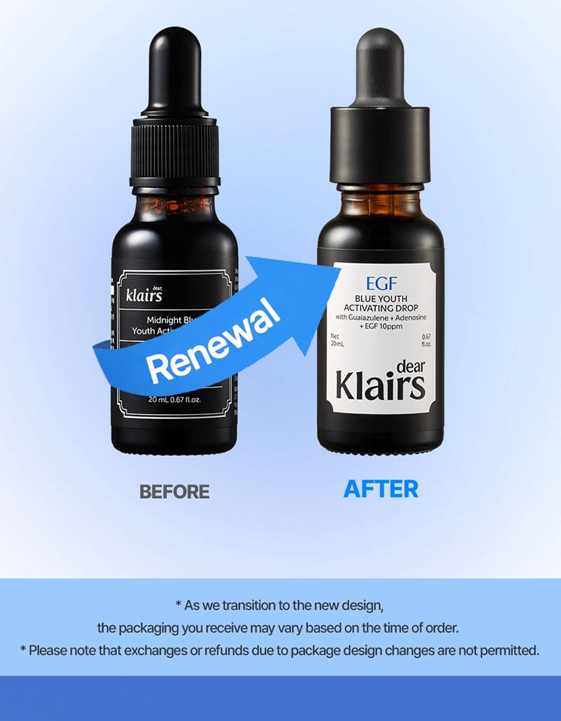 Dear, Klairs Blue Youth Activating Drop 50ml