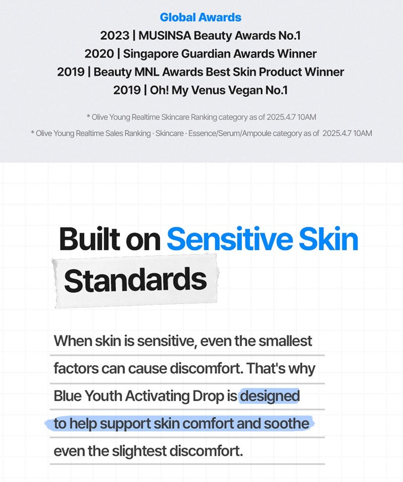 Dear, Klairs Blue Youth Activating Drop 50ml