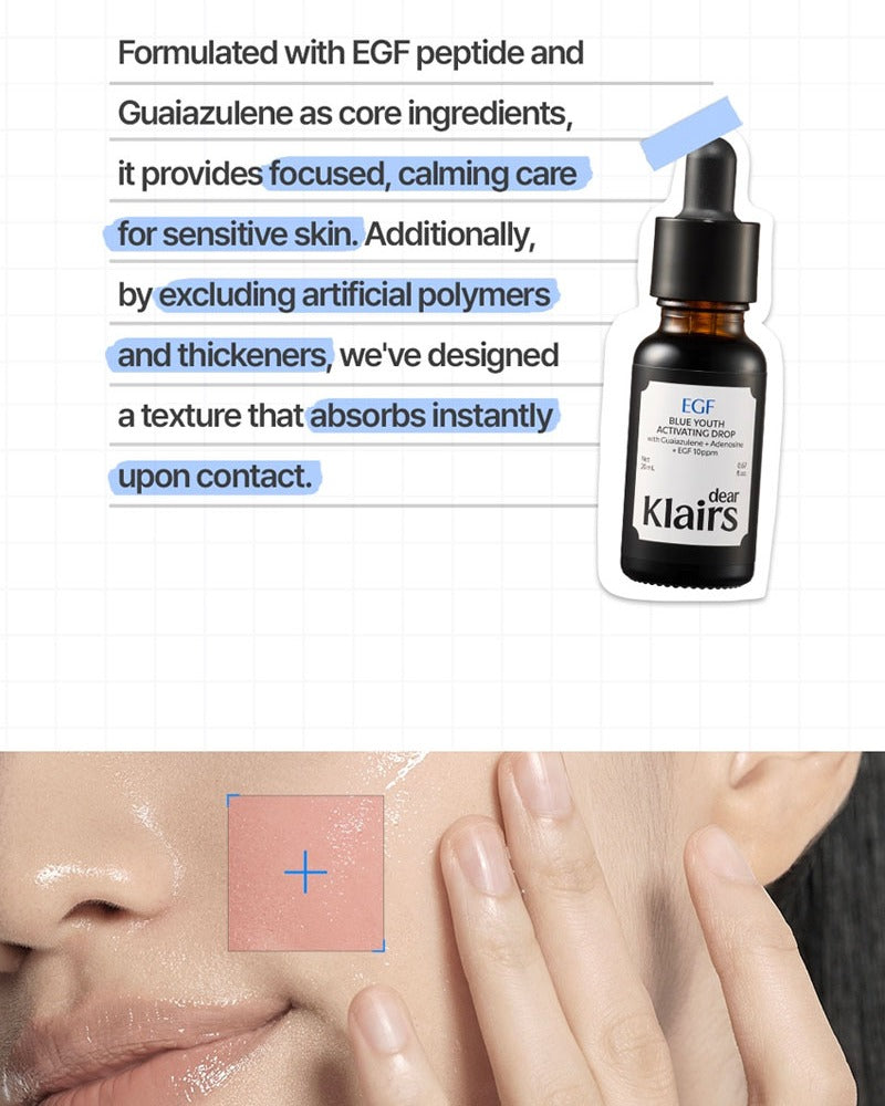 Dear, Klairs Blue Youth Activating Drop 50ml