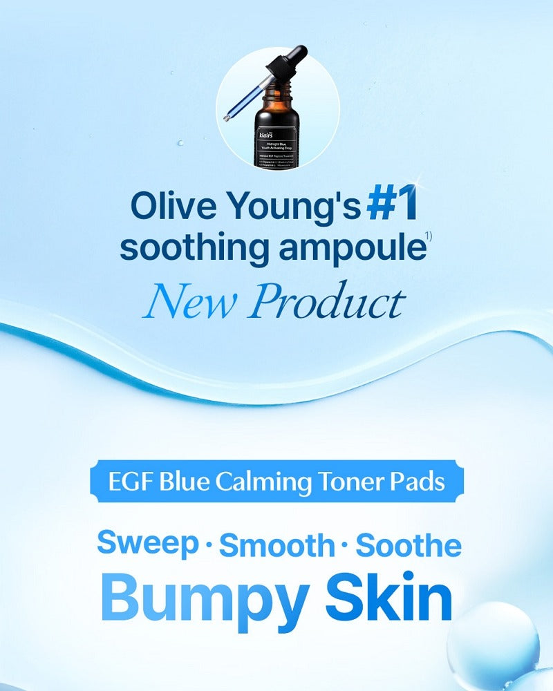 Dear, Klairs EGF Blue Calming Toner Pad 150ml (60 Pads)