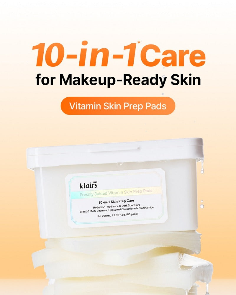 Dear, Klairs Freshly Juiced Vitamin Skin Prep Pads 290ml
