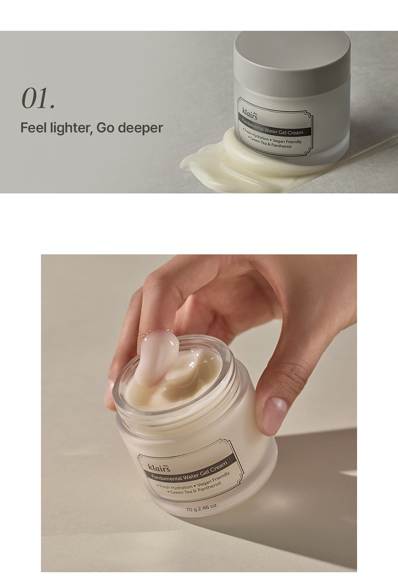 Dear, Klairs Fundamental Water Gel Cream 70g