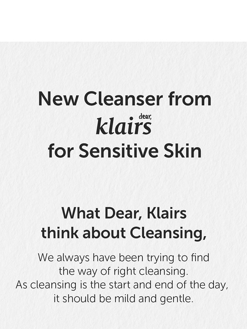 Dear, Klairs Gentle Black Facial Cleanser 140ml