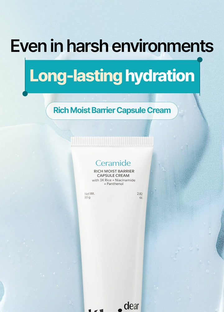 Dear, Klairs Rich Moist Barrier Capsule Cream 80g