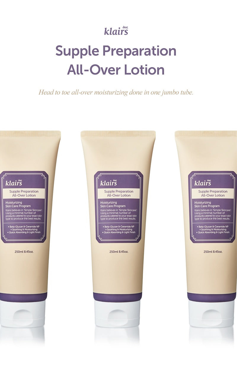 Dear, Klairs Supple Preparation All-Over Lotion 250ml