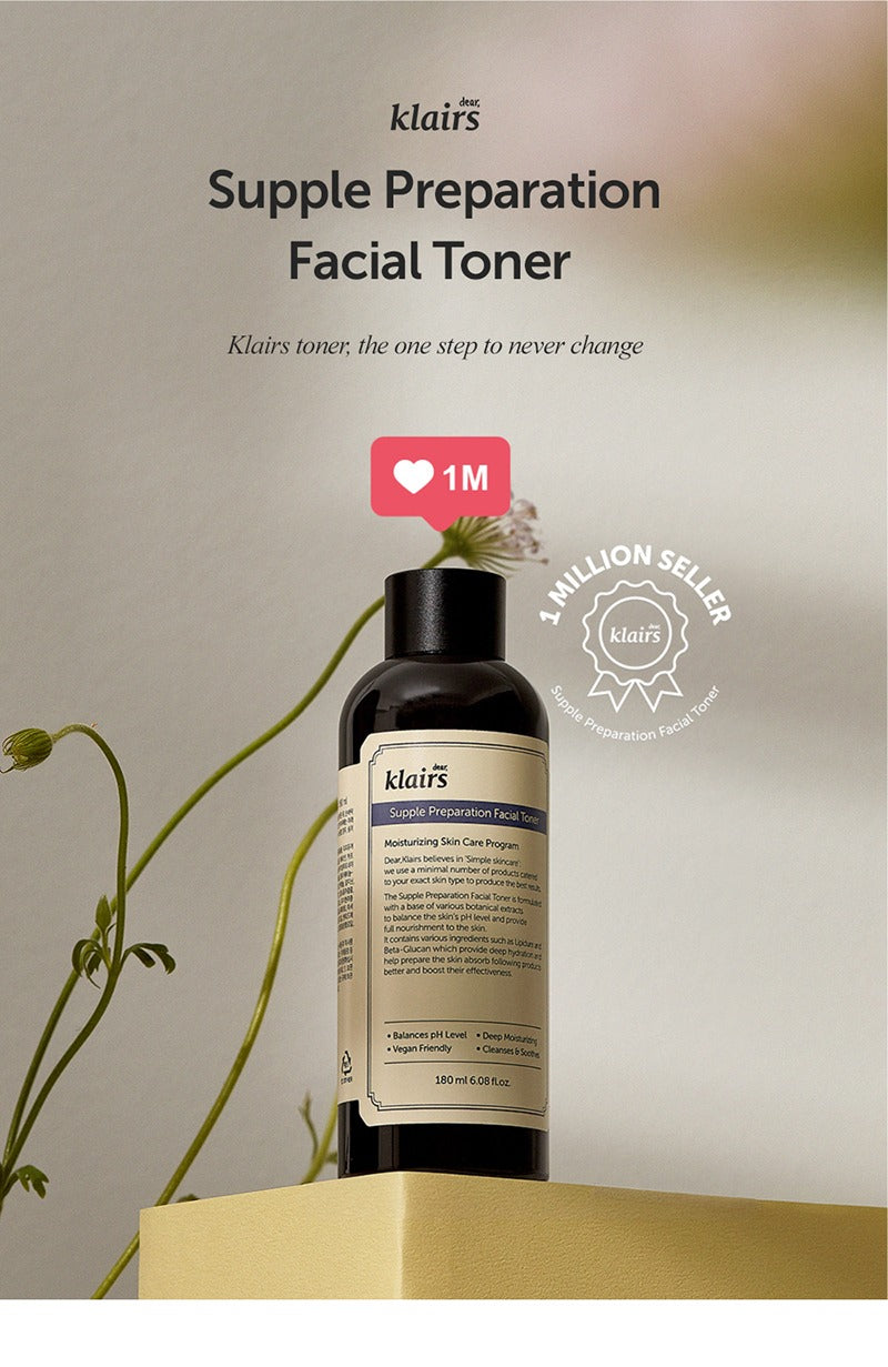 Dear, Klairs Supple Preparation Facial Toner 180ml
