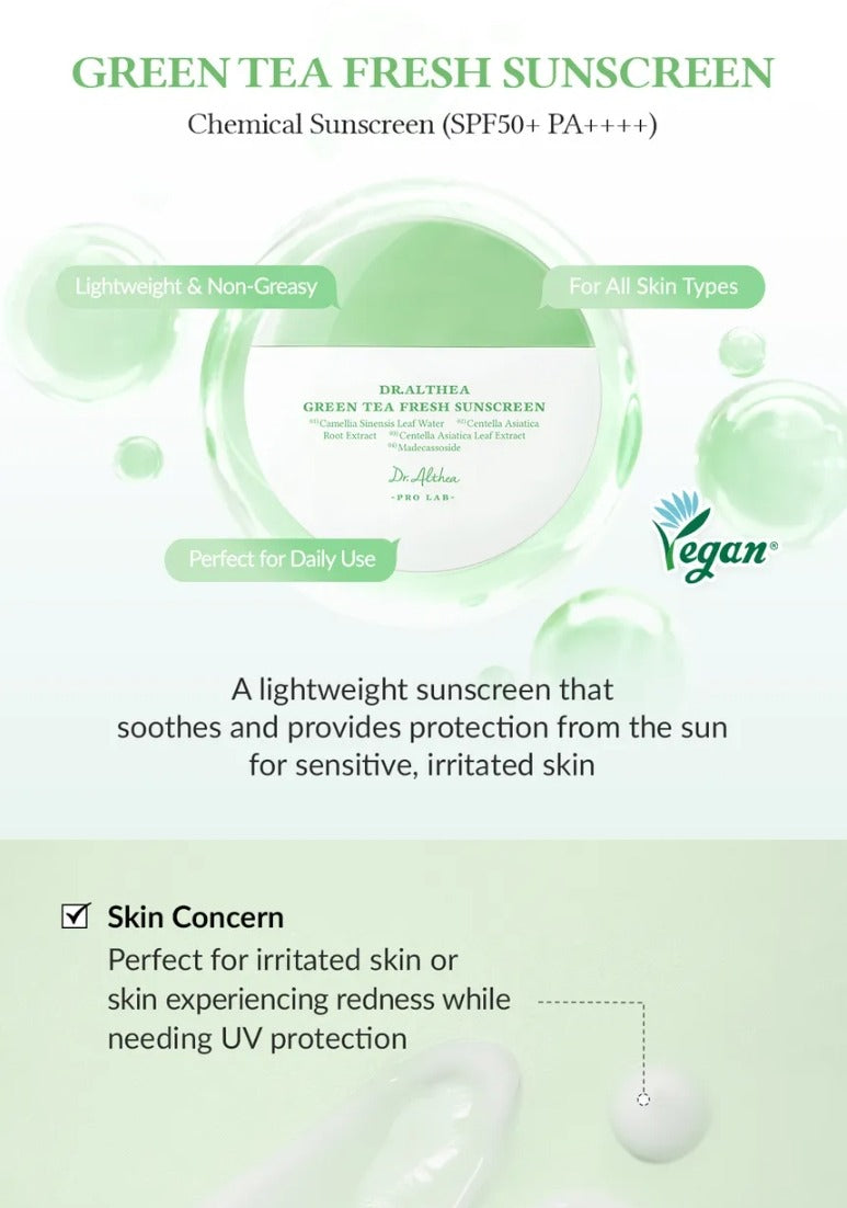 Dr. Althea Green Tea Fresh Sunscreen 45ml