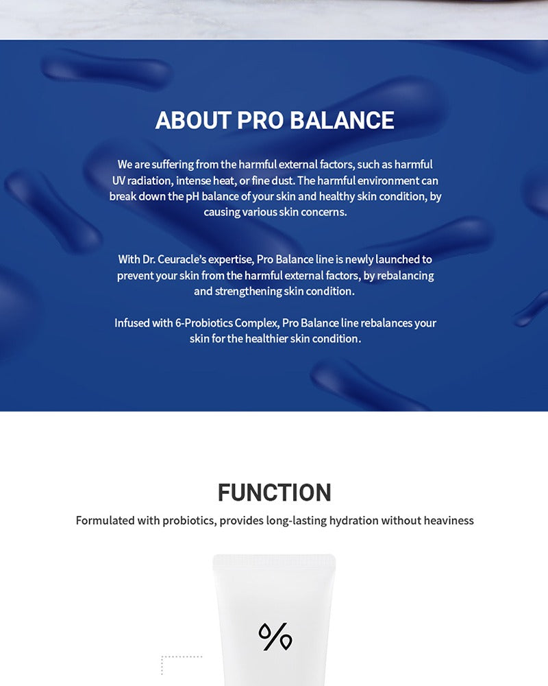 Dr.Ceuracle Pro Balance Biotics Moisturizer 100ml