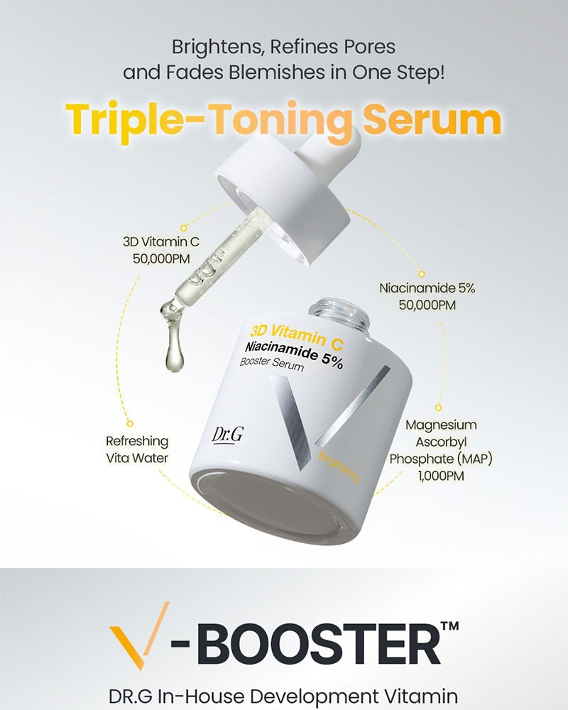 Dr.G 3D Vitamin C Niacinamide 5% Booster Serum 30ml