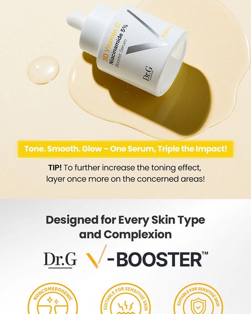 Dr.G 3D Vitamin C Niacinamide 5% Booster Serum 30ml