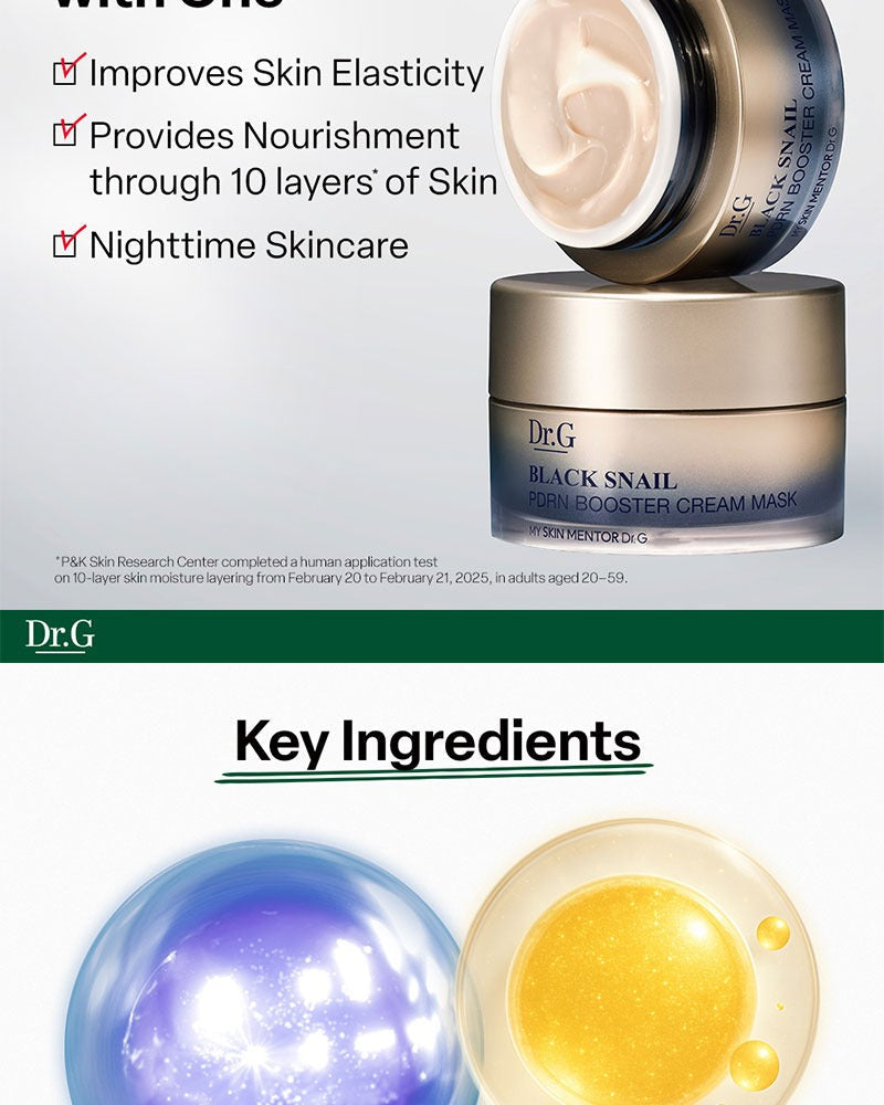 Dr.G Black Snail PDRN Booster Cream Mask 50ml