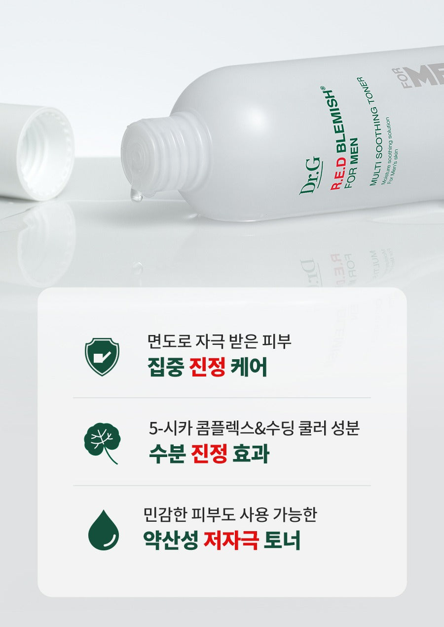 Dr.G R.E.D Blemish for Men Multi Soothing Toner 200ml