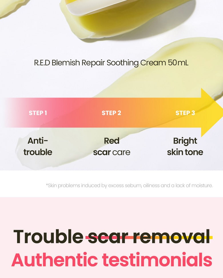 Dr.G Red Blemish Clear Soothing Cream 70ml (Tube)