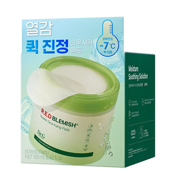 Dr.G R.E.D Blemish Radish Cica Icying Pads 190ml (60 Pads)
