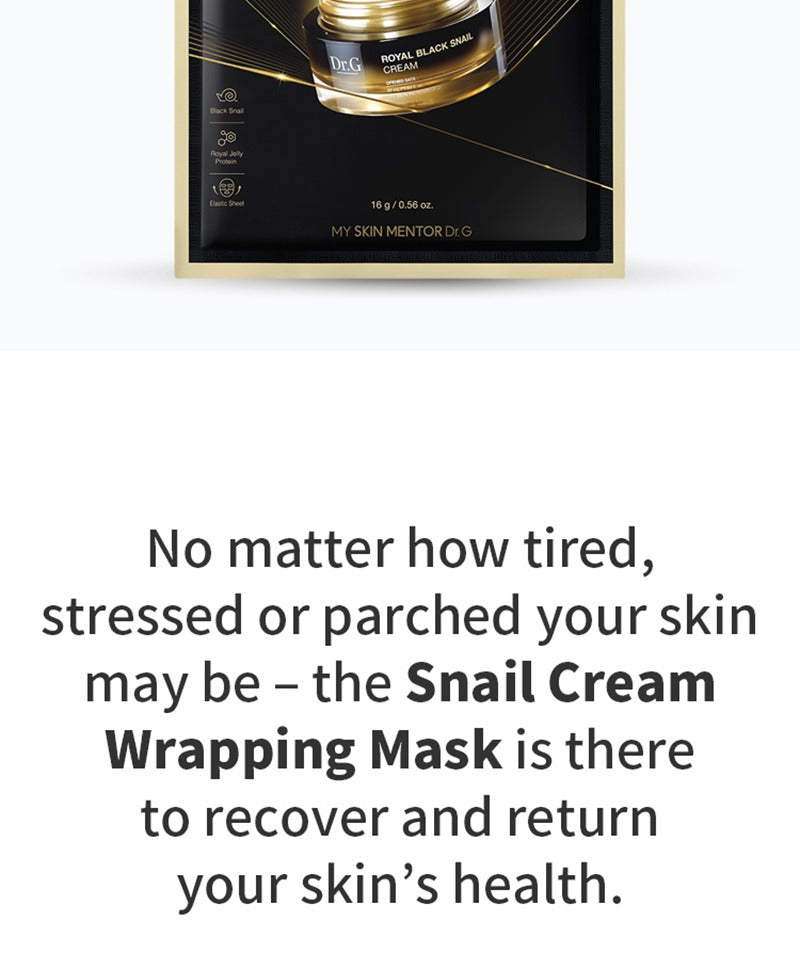 Dr.G Royal Black Snail Cream Mask 10ea