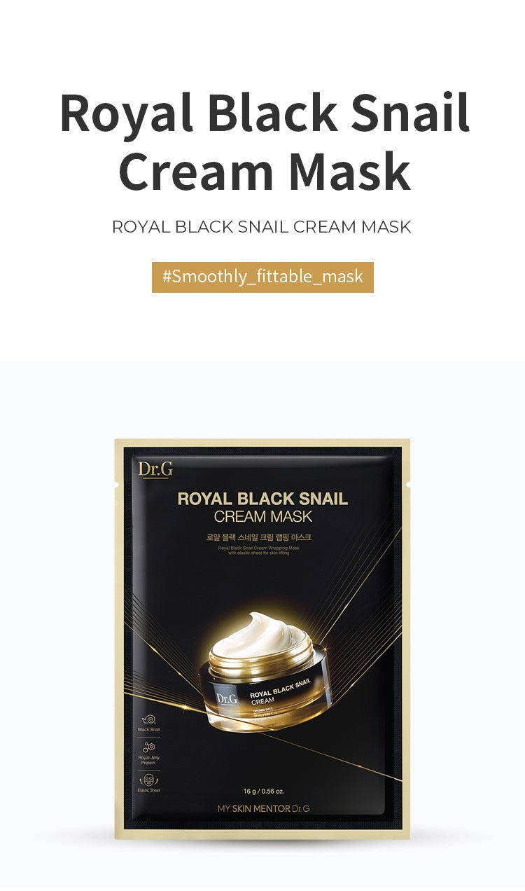 Dr.G Royal Black Snail Cream Mask (5 sheets)