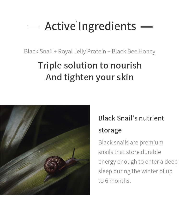 Dr.G Royal Black Snail Cream Mask (5 sheets)