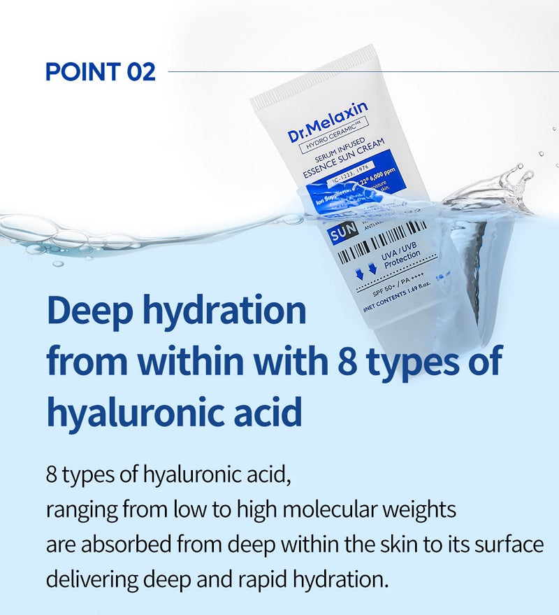 Dr.Melaxin Hydro Ceramic Serum Infused Essence Sun Cream 50ml