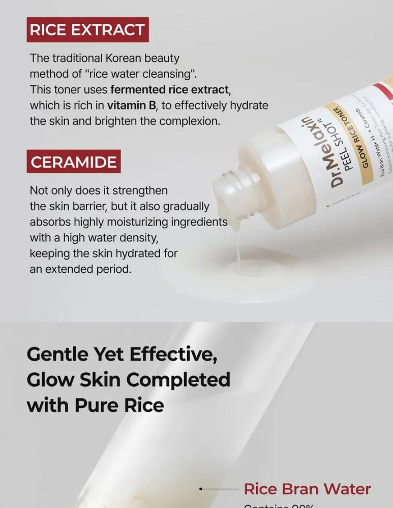 Dr.Melaxin Peel Shot Glow Rice Toner 200ml