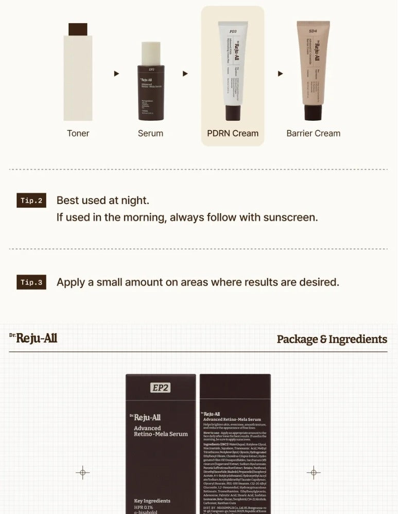 Dr.Reju-All Advanced Serum + Cream Set