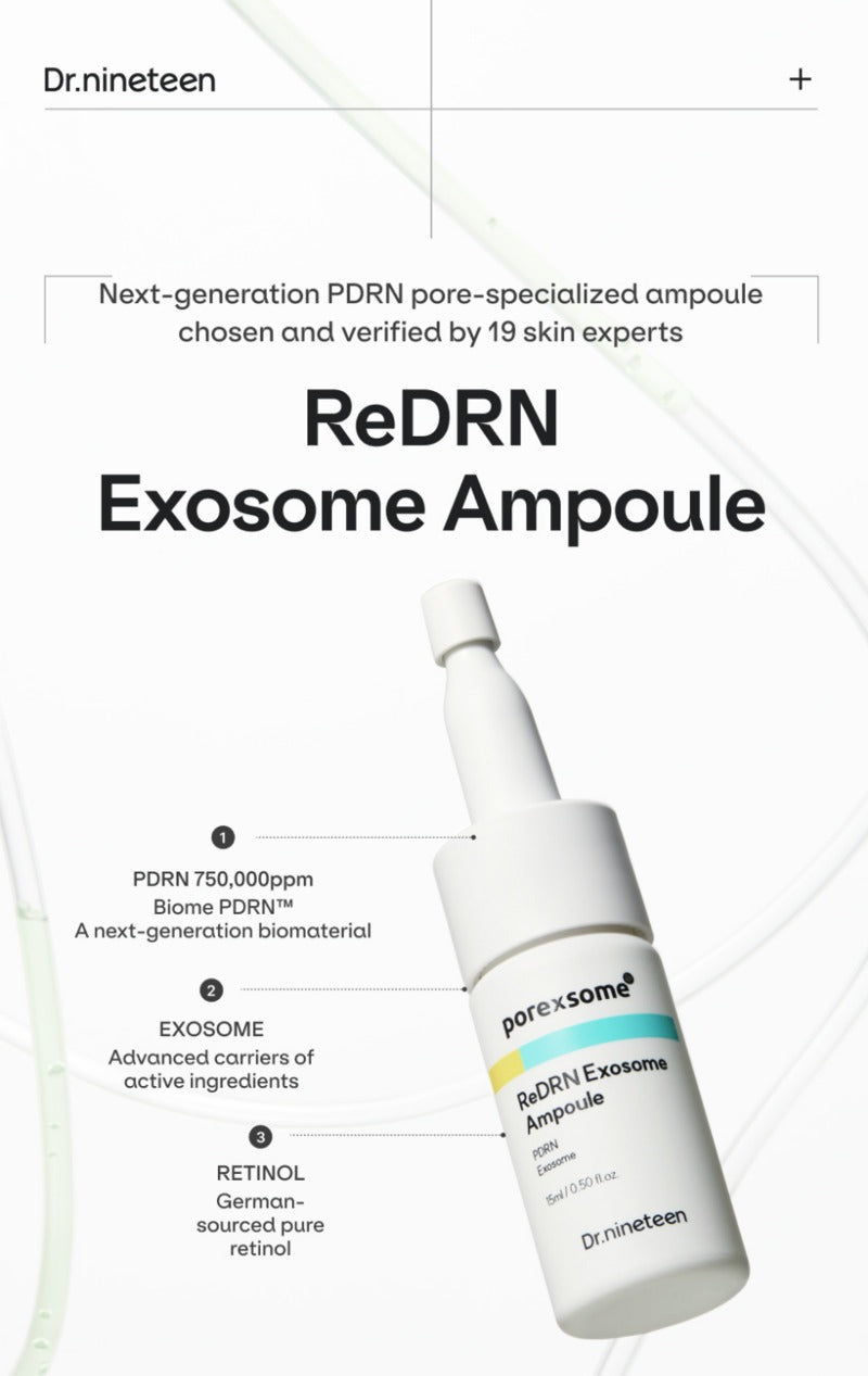 Dr. Nineteen PoreXsome ReDRN Exosome Ampoule 15ml