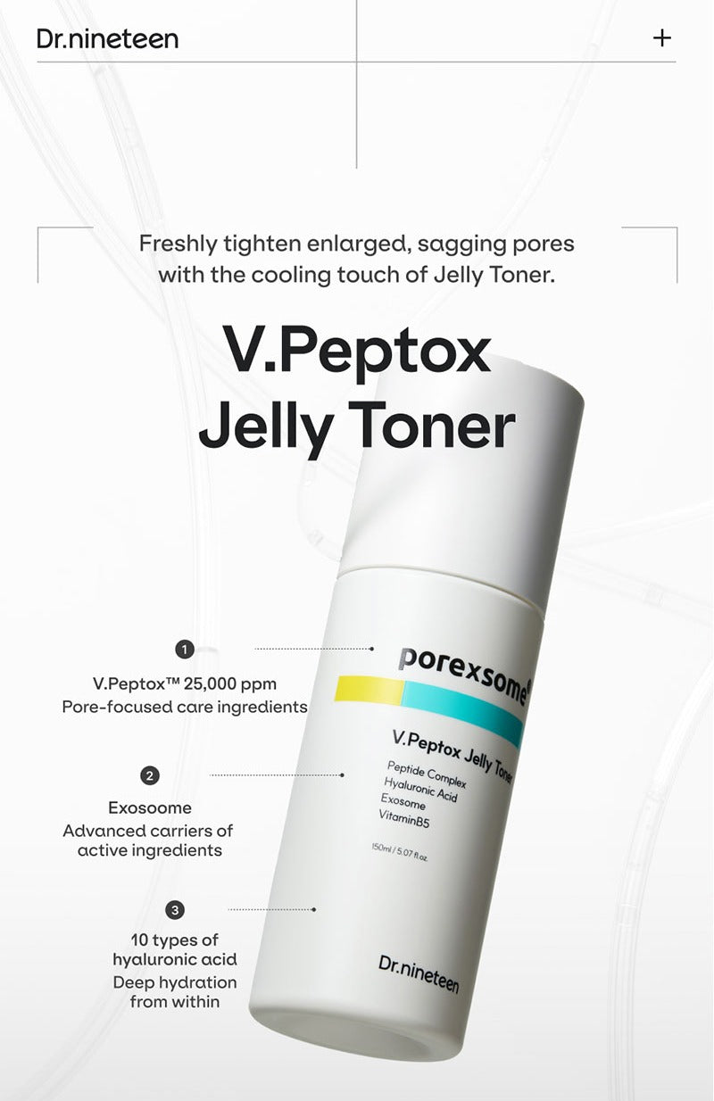 Dr.nineteen PoreXsome V.Peptox Jelly Toner 150ml