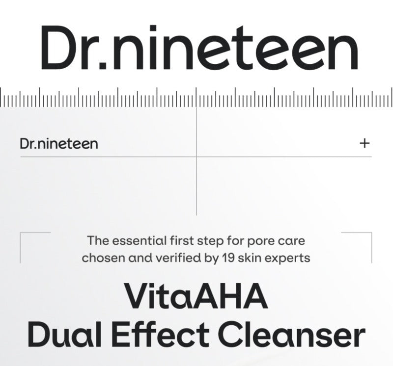Dr. Nineteen PoreXsome VitaAHA Dual Effect Cleanser 150ml