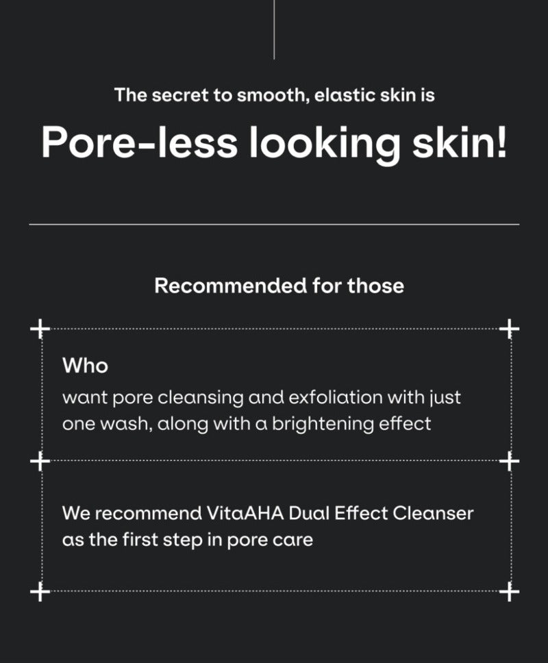 Dr. Nineteen PoreXsome VitaAHA Dual Effect Cleanser 150ml