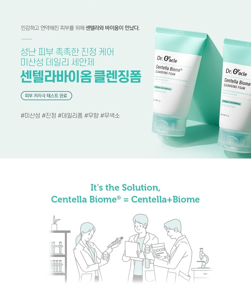 Dr.Oracle Centella Biome Cleansing Foam 120ml