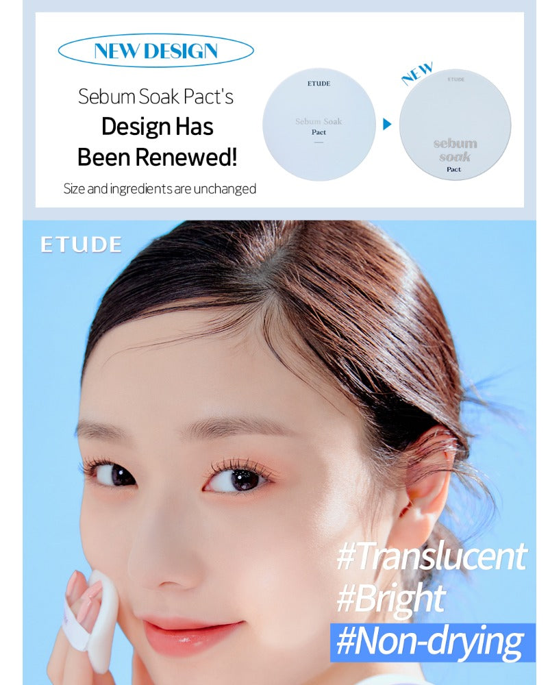 ETUDE Sebum Soak Pact 9.5g