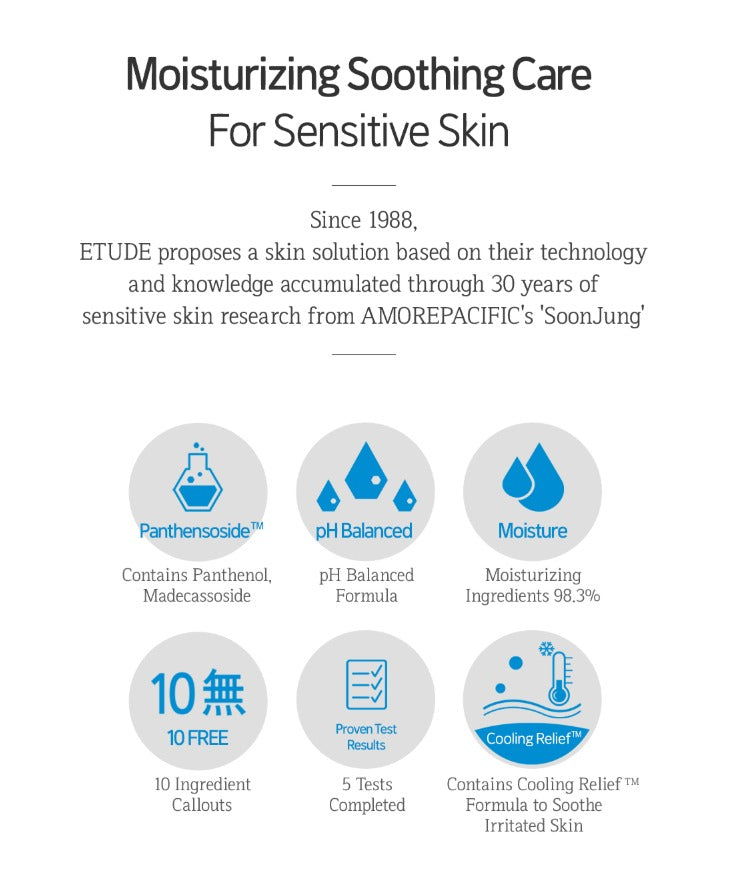 ETUDE Soonjung Skin Care Set 2-piece set