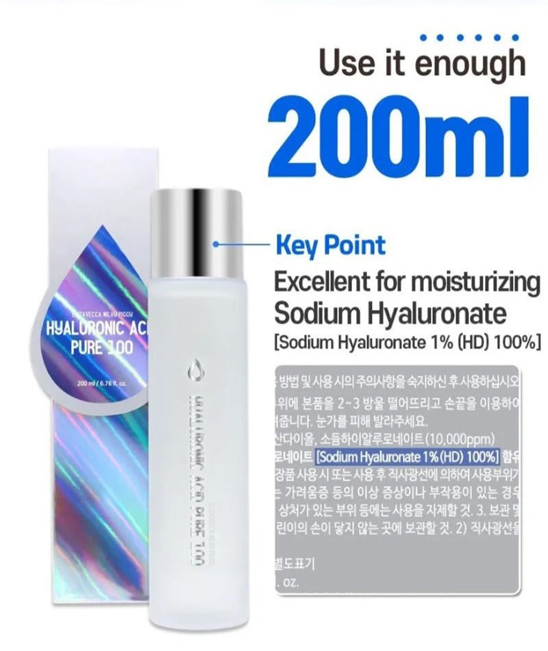 Elizavecca Milky Piggy Hyaluronic Acid Pure 100 Serum 200ml