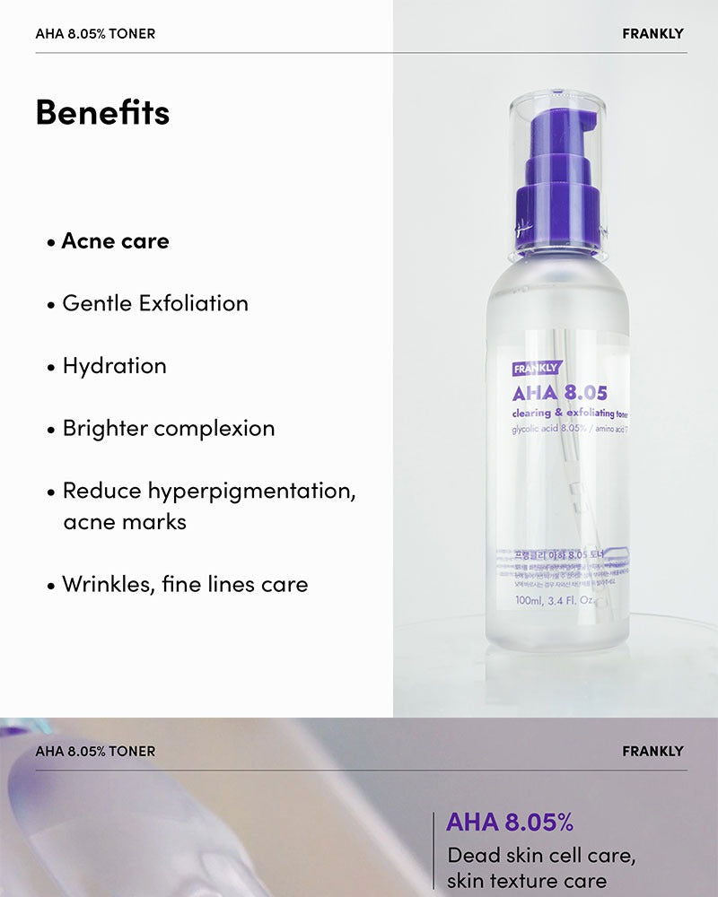 FRANKLY AHA 8.05% Toner 100ml