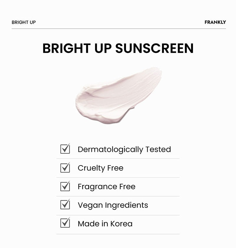 FRANKLY Bright Up Sunscreen SPF50+ PA++++ 50ml