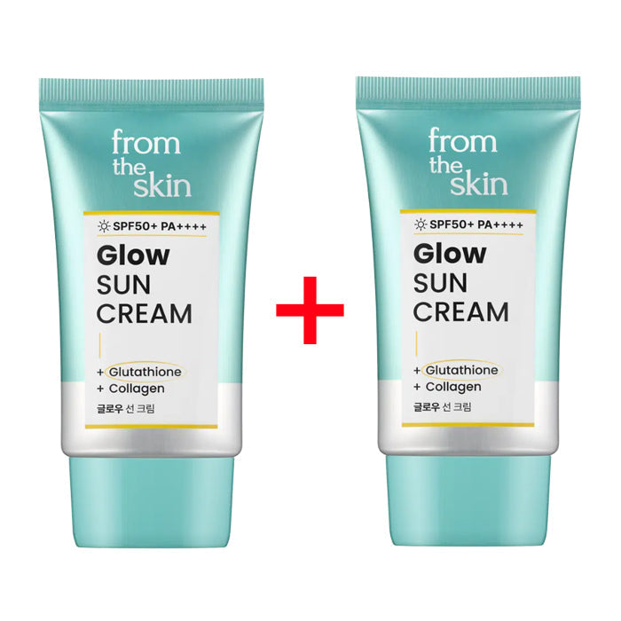 FROM THE SKIN Glow Sun Cream 40ml x 2ea (SPF50+ PA++++)