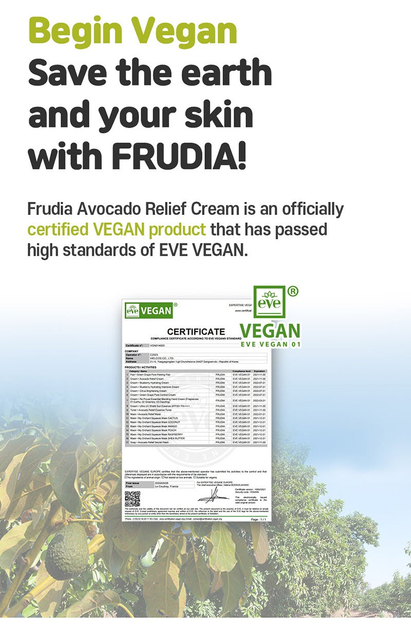 FRUDIA Avocado Relief Cream 55g