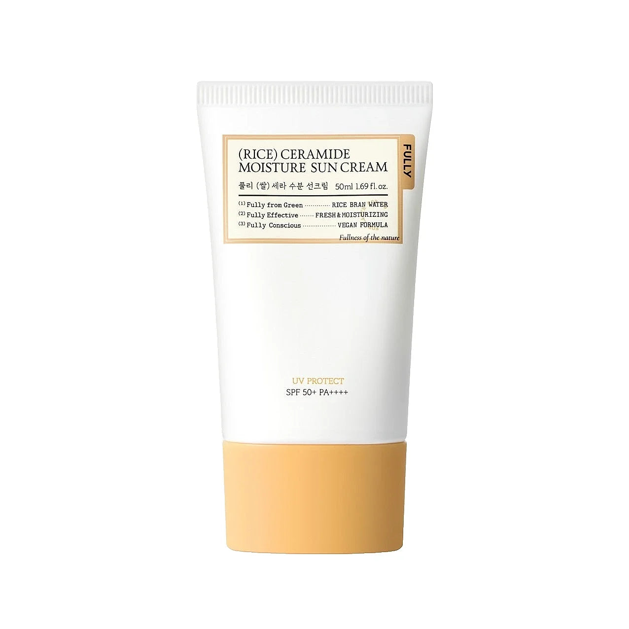 FULLY Rice Cera Moisture Sun Cream SPF50+ PA++++ 50mL