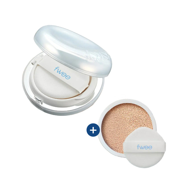 FWEE Cushion Glass Original 13g + Refill 13g (SPF50+ PA+++) 5 Shades