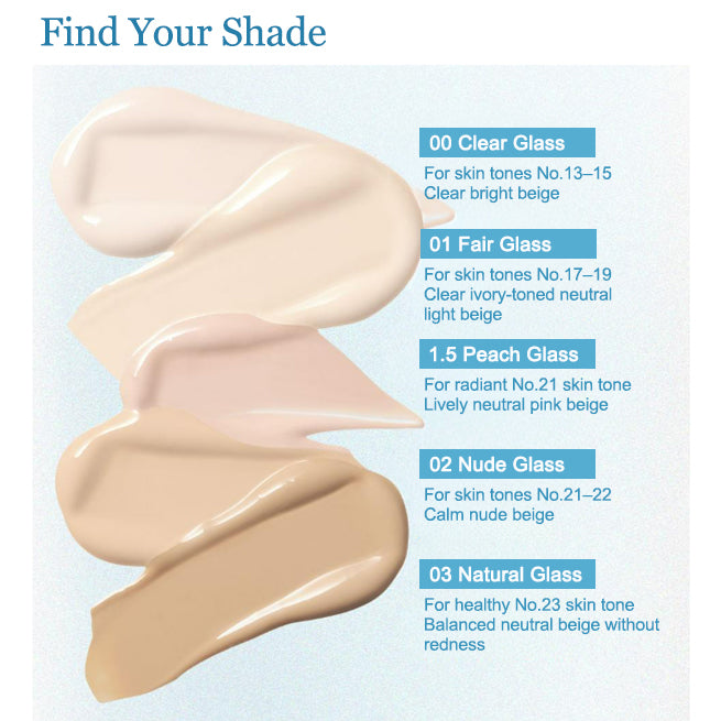 FWEE Cushion Glass Original 13g + Refill 13g (SPF50+ PA+++) 5 Shades1