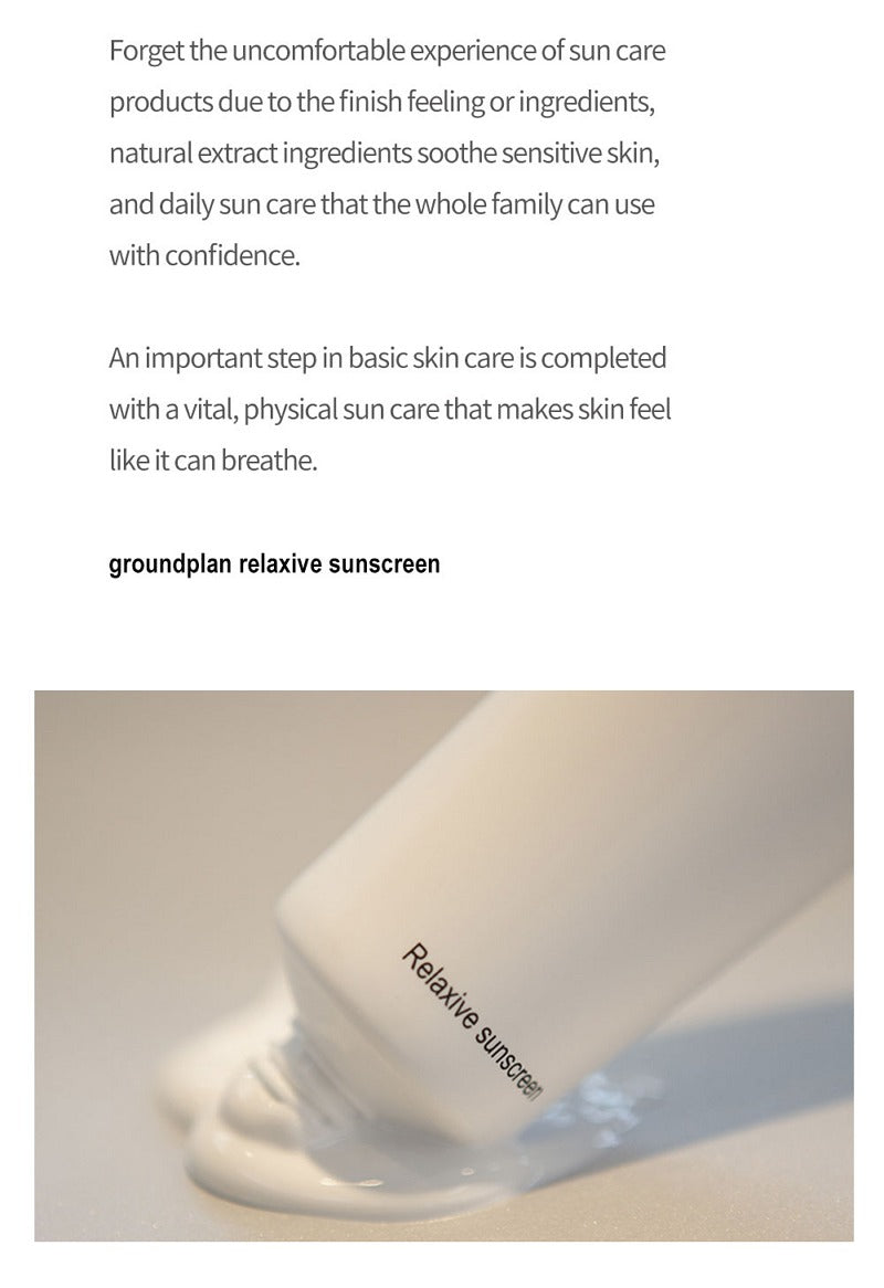 GROUNDPLAN Relaxive Sunscreen 50ml